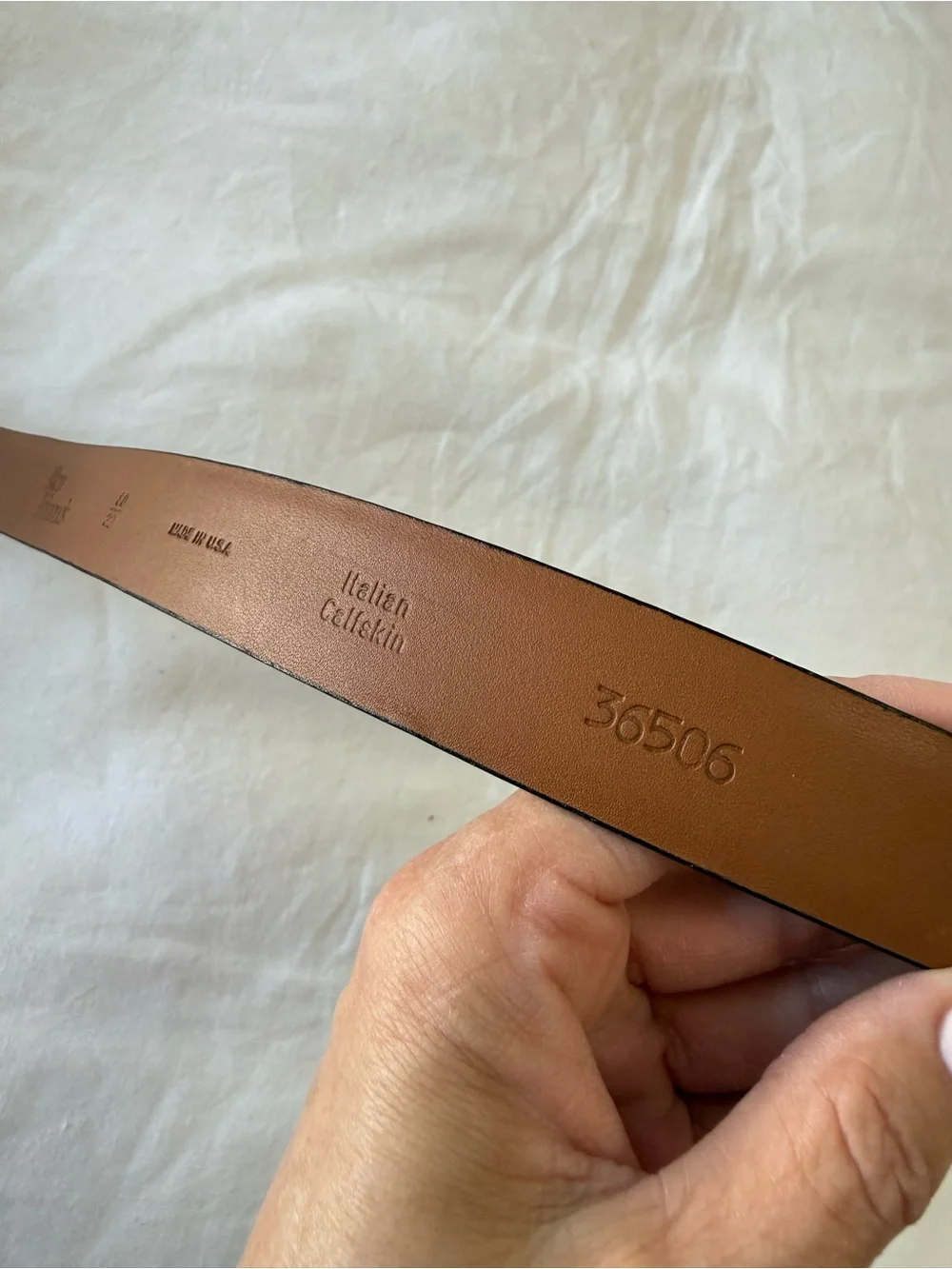 Allen Edmonds | Men SZ 32 | Brown Brogue Genuine Leather Belt | Style 36506 NWT